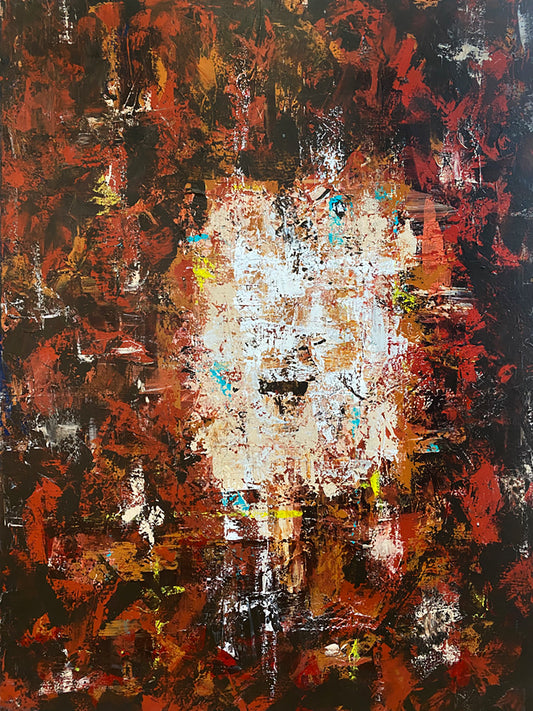 Tempered Hope Acrylic Abstract Painting